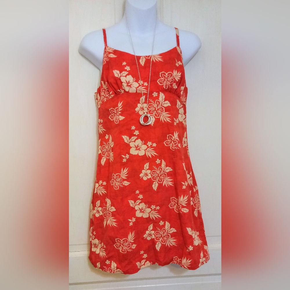 Wild Fable Red Floral Mini Dress - Picture 1 of 8